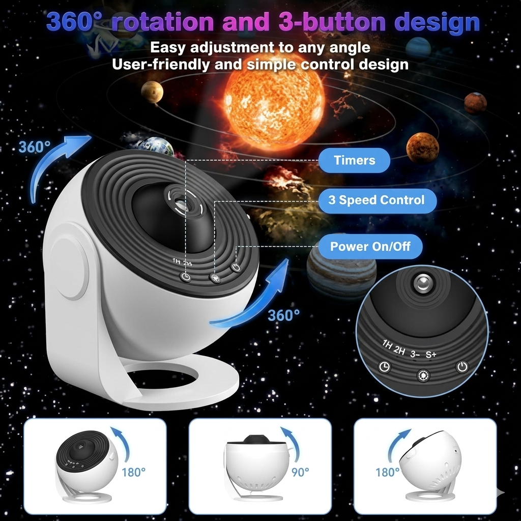 Galaxy projector 4k