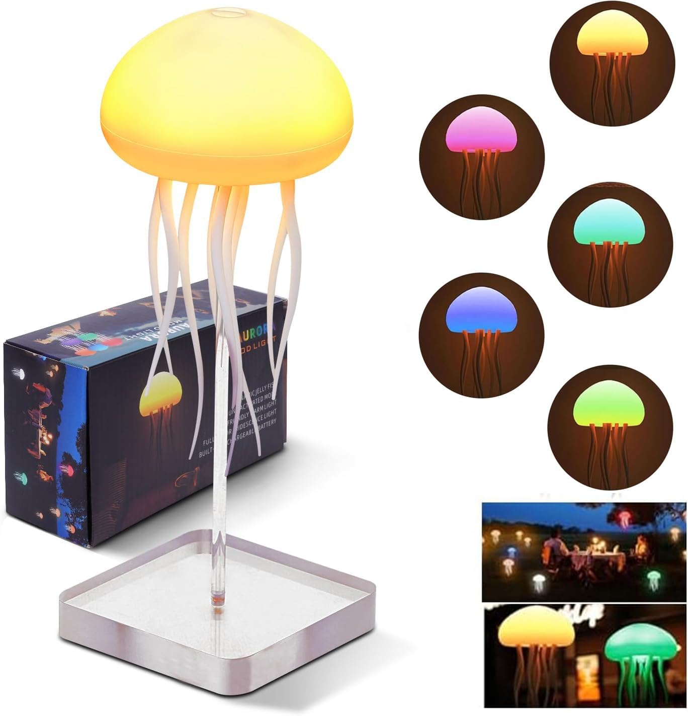 أبجورة قنديل البحر الساحرة (Jellyfish Lamp)