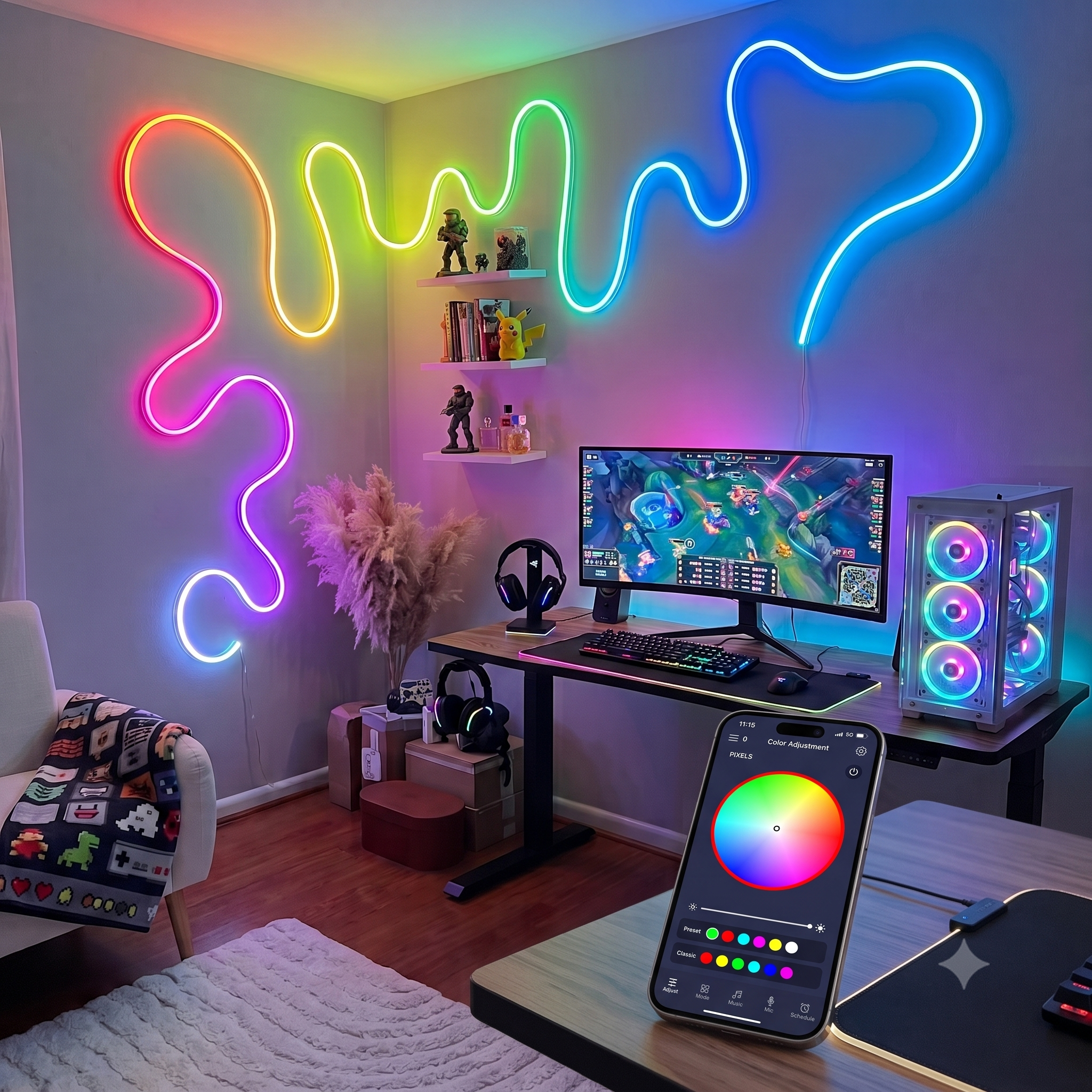 Neon smart max - ليد نيون ذكي تفاعلي